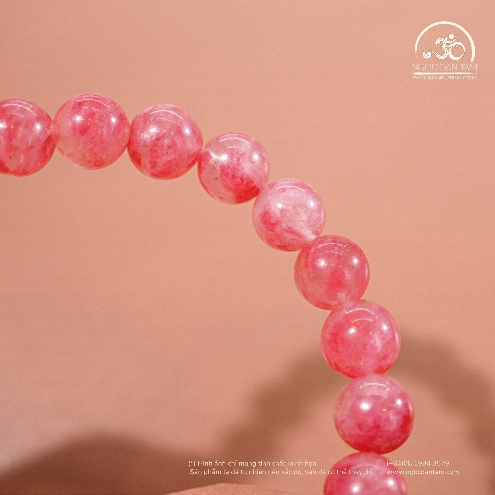  Vòng Tay Tường Vi 9mm 5A 