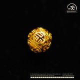  Charm Tròn Chữ Vạn 10,36mm - Kim Loại Mạ Vàng Cao Cấp 