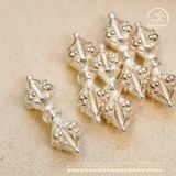  Chùy Kim Cang Bạc Trắng 925 