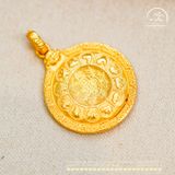  MDC Văn Thù Cửu Cung 8 Hướng 19,75mm - Bạc 925 Mạ Vàng Cao Cấp 