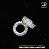  Charm Tròn Bạc 7mm - Bạc 925 Cao Cấp 