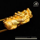  Tỳ Hưu 105T 24,24mm - Đồng Thau Mạ Vàng 999 Cao Cấp 