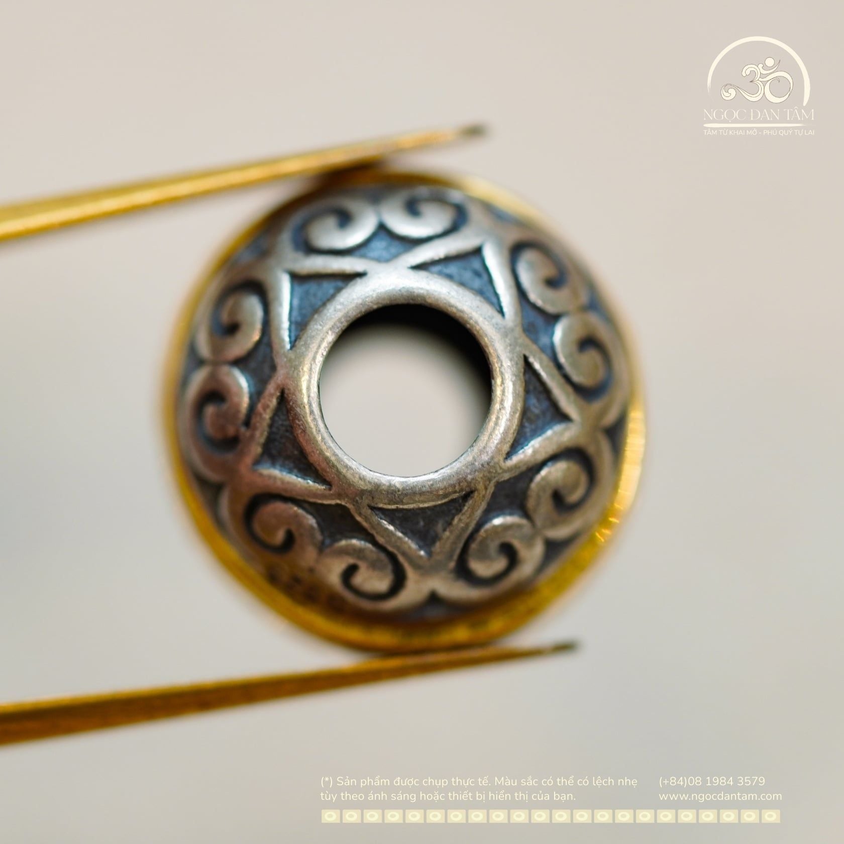  Charm Thái Tuế (Nhỏ) - Bạc 925 Mạ Vàng Cao Cấp 