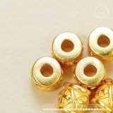  Charm Lu Thống Chữ Thập 7mm - Bạc 925 Mạ Vàng Cao Cấp 