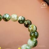  Vòng Tay Mắt Rồng Xanh Phối Charm Chùy Kim Cang 10mm 2A 