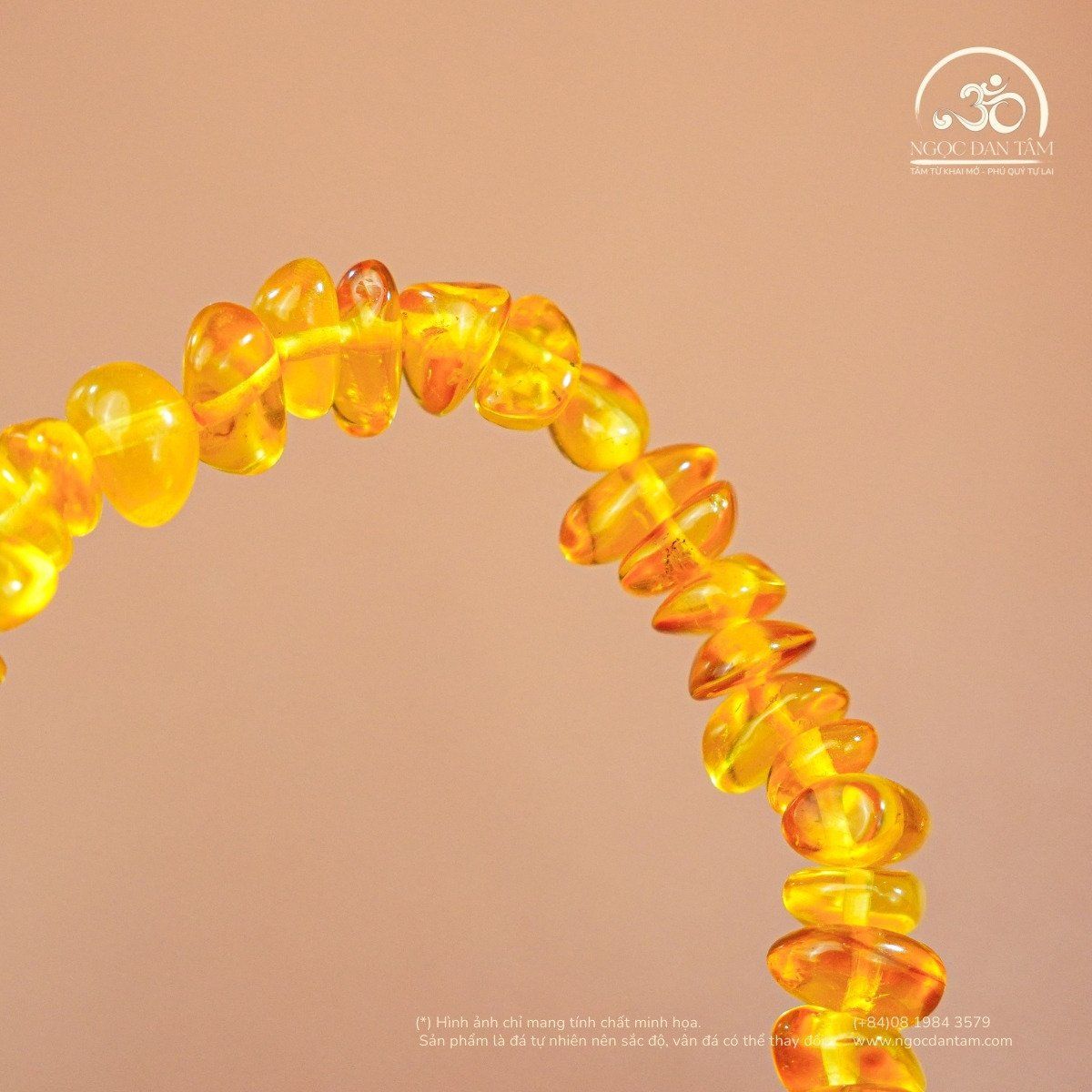  Vòng Tay Ngọc Phách An Xuân 5gram (Cognac) 
