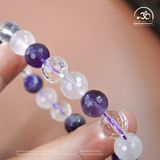  Vòng Tay Thạch Anh Hỗn Hợp Cắt Giác 2A 10mm 