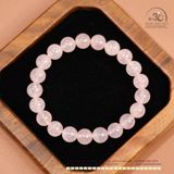  Vòng Tay Đá Thạch Anh Hồng 8mm 4A 