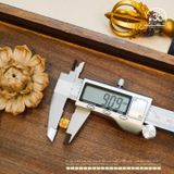  Charm Bướm Đính Ngọc Trai 9,08mm - Kim Loại Mạ Vàng Cao Cấp 