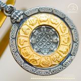  Mặt Dây Chuyền 12 Con Giáp 18,96 - Bạc 925 Mạ Vàng 