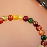  Vòng Tay Thạch Anh Tóc Hỗn Hợp 7mm 