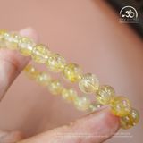  Vòng Tay Đá Thạch Anh Tóc Vàng 8mm 7A 