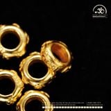  Charm Tròn Lục Tự 7.82mm - Bạc 925 Mạ Vàng Cao Cấp 