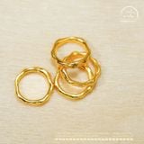  Charm Tròn Bát Giác 7mm - Bạc 925 Mạ Vàng Cao Cấp 