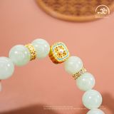  Vòng Tay Cẩm Thạch Sơn Thủy 10mm 4A Phối Charm 