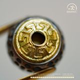  Charm Tròn Mặt Trăng 11,07mm - Bạc 925 Mạ Vàng Cao Cấp 