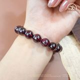  Vòng Tay Đá Garnet Tím 11mm 5A 