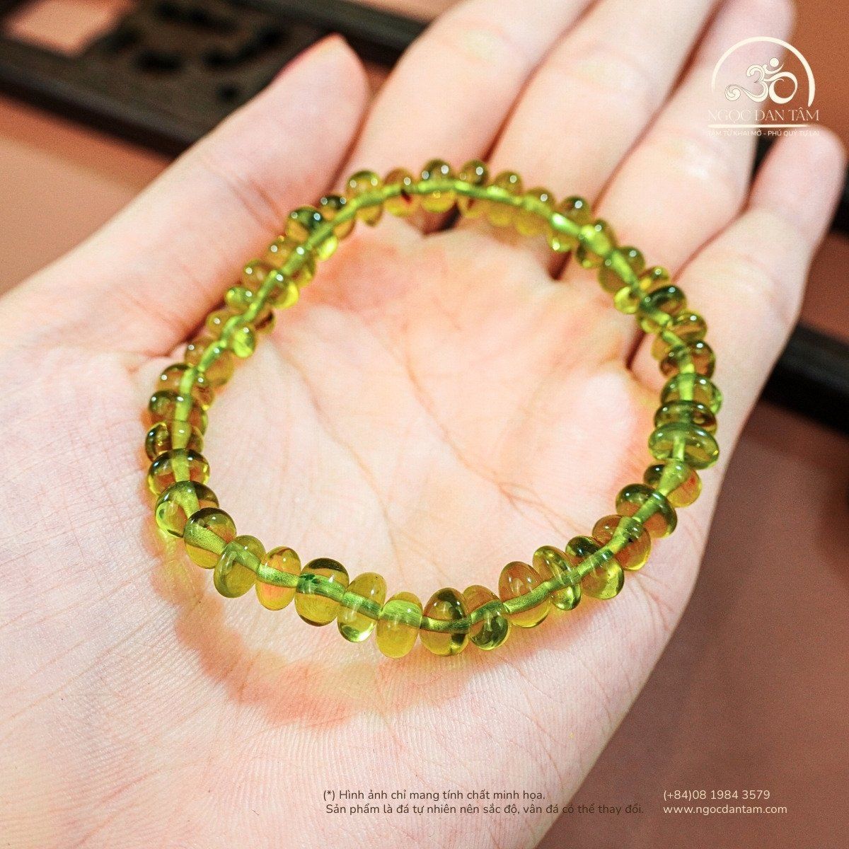  Vòng Tay Ngọc Phách An Xuân 5gram (Thanh Phách) 