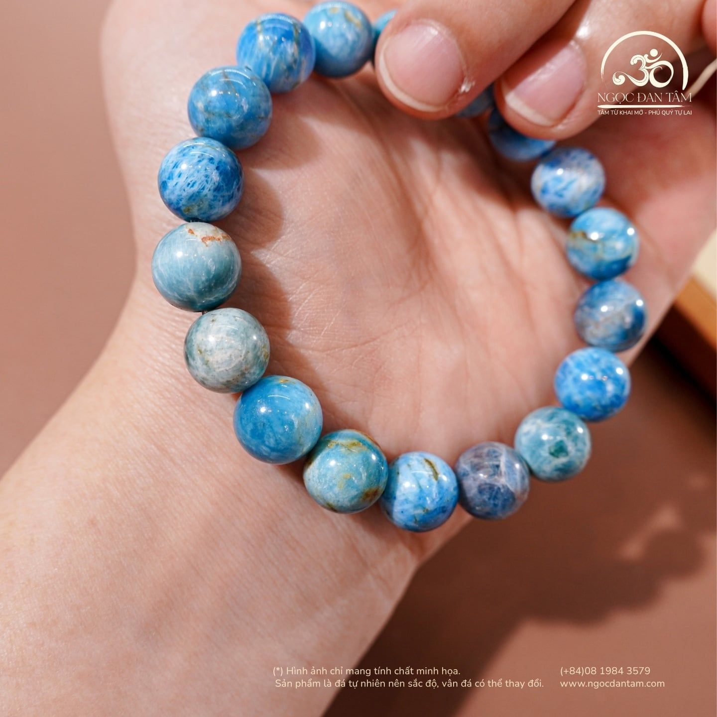  Vòng Tay Larimar 10mm 3A 