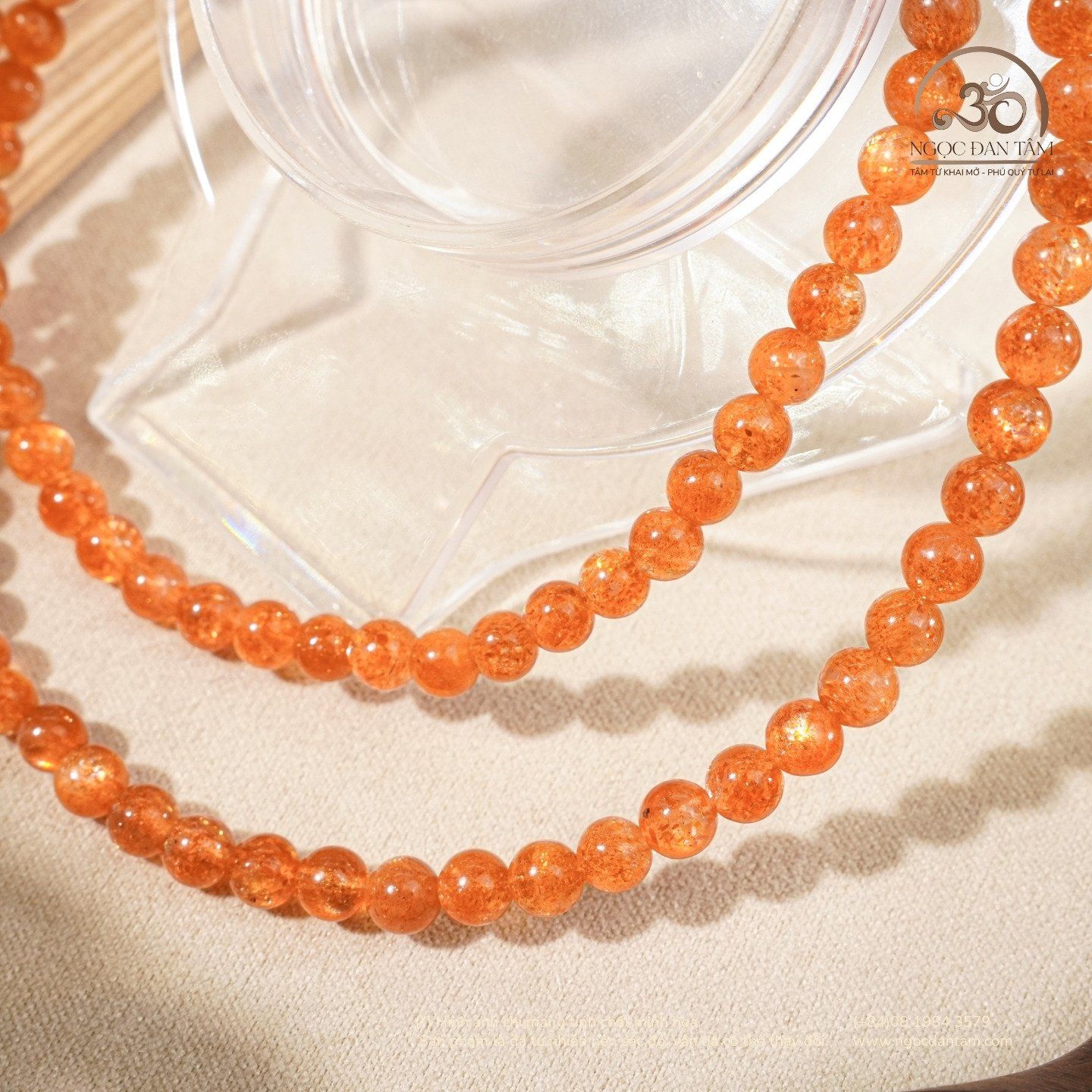  Vòng Tay Hồng Nhật Vận VIP 5mm 8A (Chuỗi Quấn Tay) 