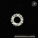  Charm Bạc Cỏ 3 Lá Nhỏ 8mm - Bạc Cao Cấp 