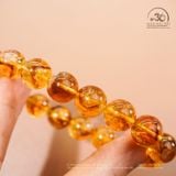  Vòng Tay Thạch Anh Vàng Hoa Bay 11mm 3A 