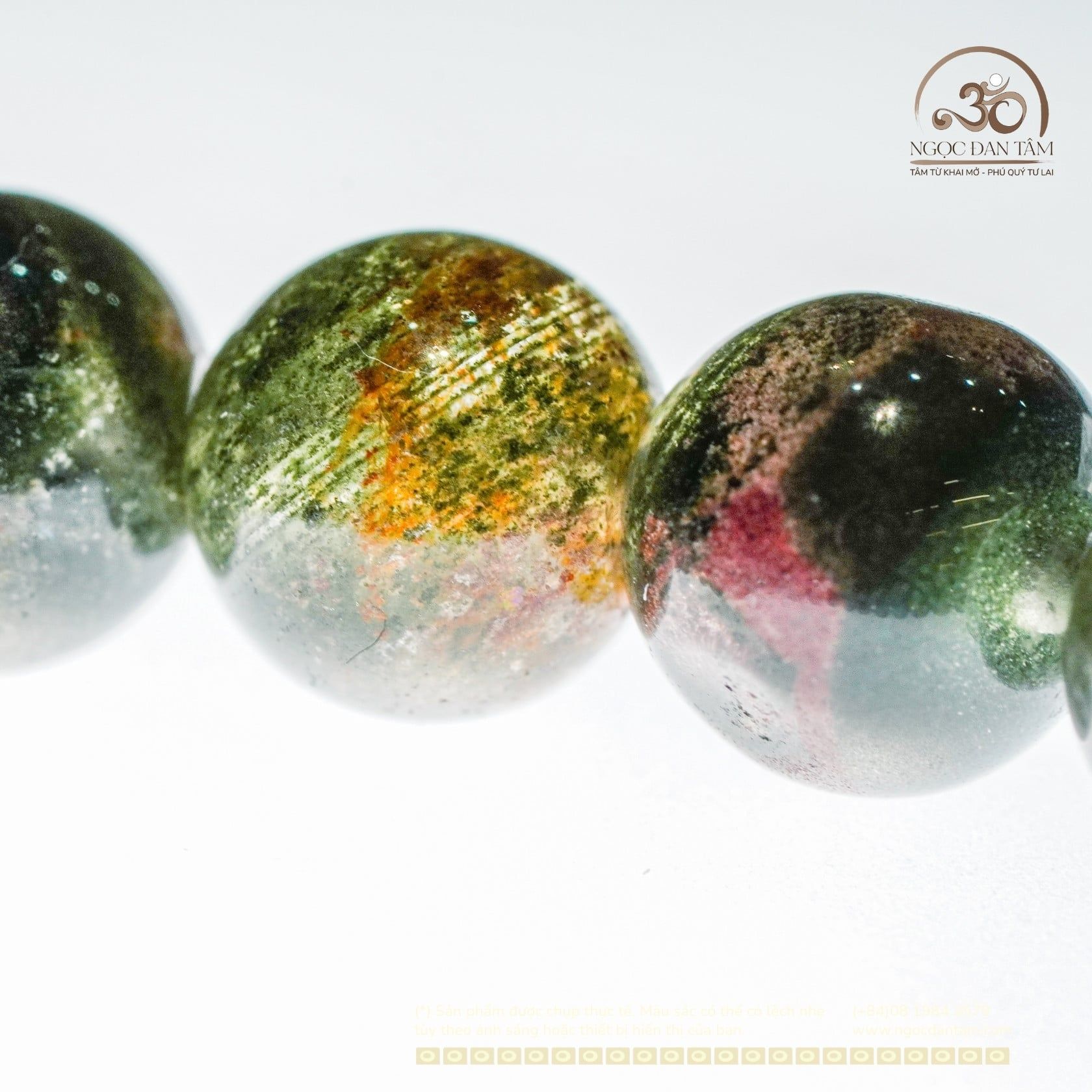  Vòng Tay Đá Thạch Anh Ưu Linh 7mm (Ưu Linh Hoa) 