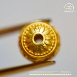  Charm Tròn Chữ Vạn 10,36mm - Kim Loại Mạ Vàng Cao Cấp 