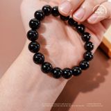  Vòng Tay Thạch Anh Đen 10mm 3A 