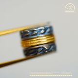  Charm Lông Vũ 8.03mm - Bạc 925 Mạ Vàng Cao 