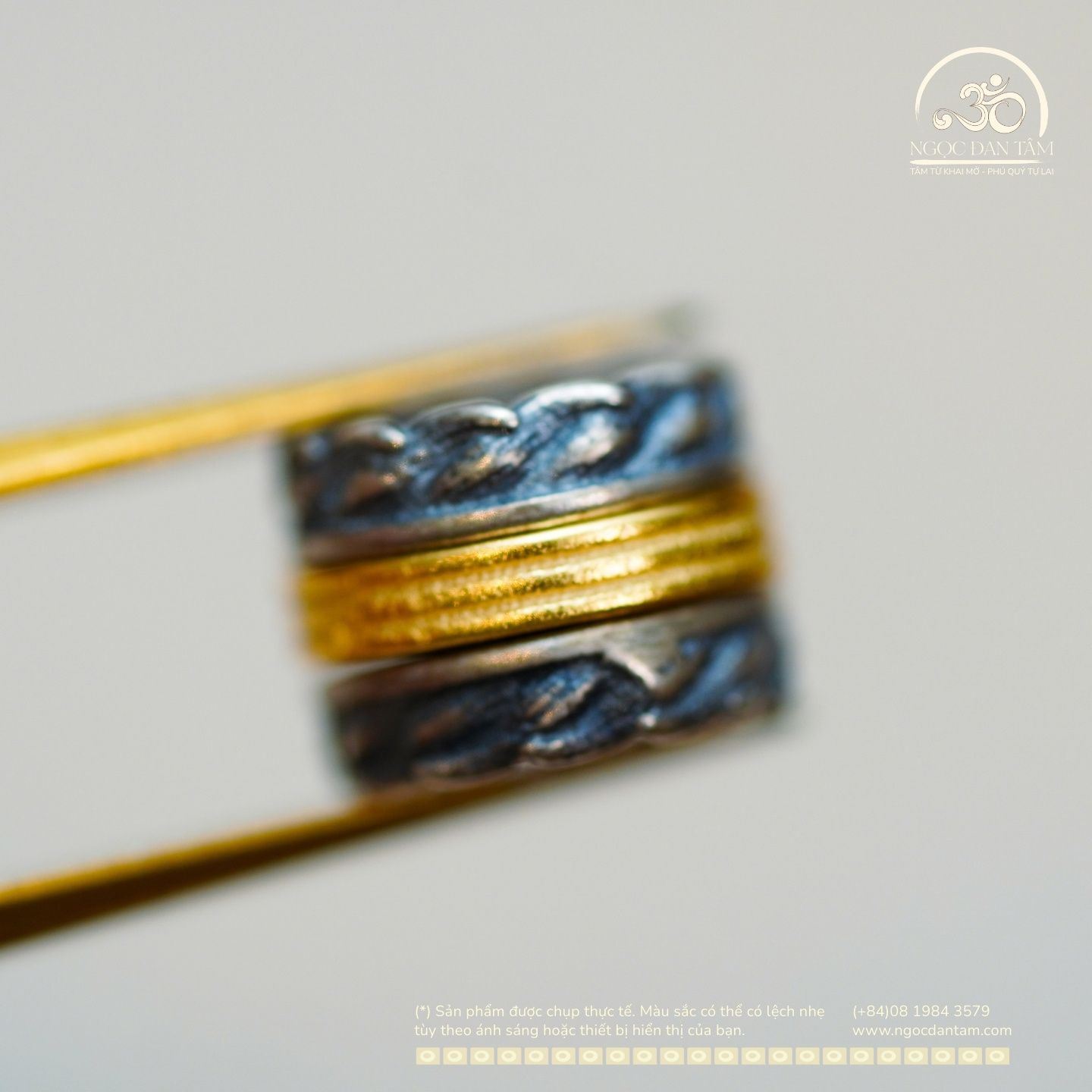  Charm Lông Vũ 8.03mm - Bạc 925 Mạ Vàng Cao 