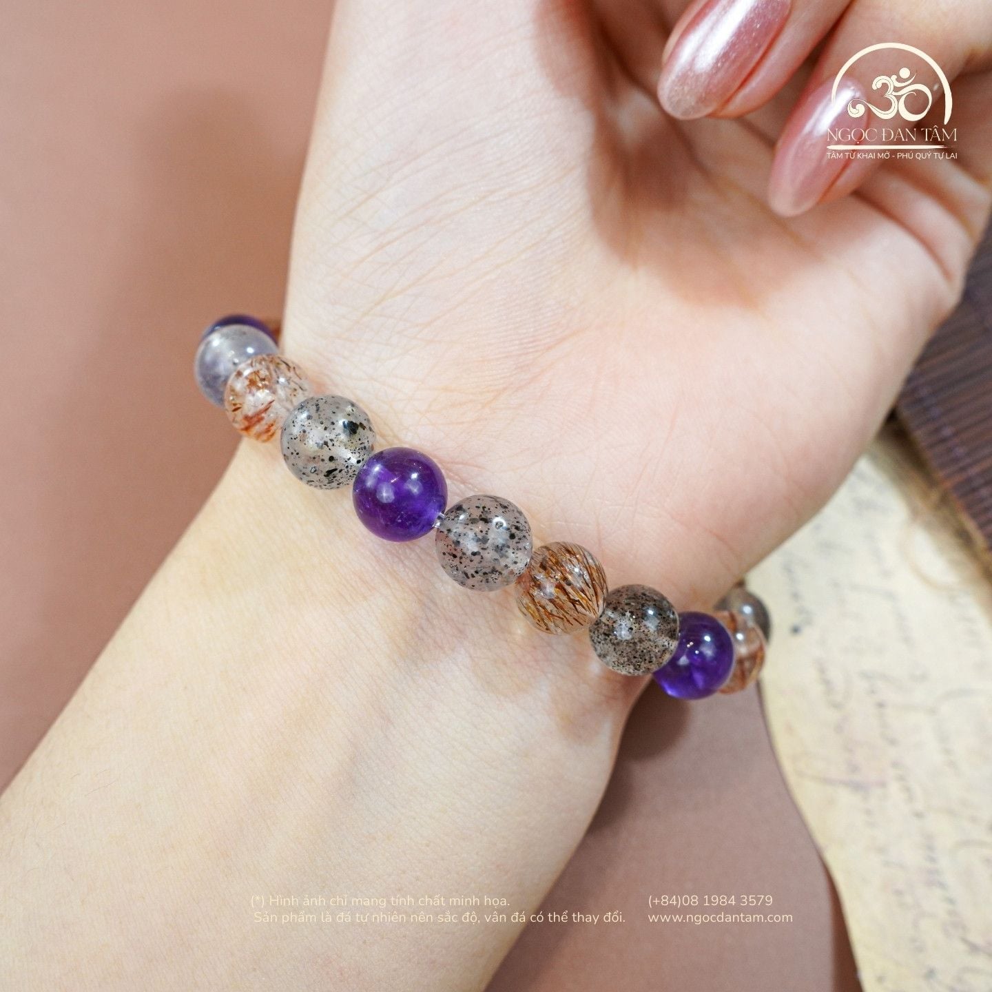  Vòng Tay Super Seven 9mm 6A 