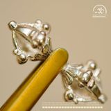  Chùy Kim Cang Bạc Trắng 925 