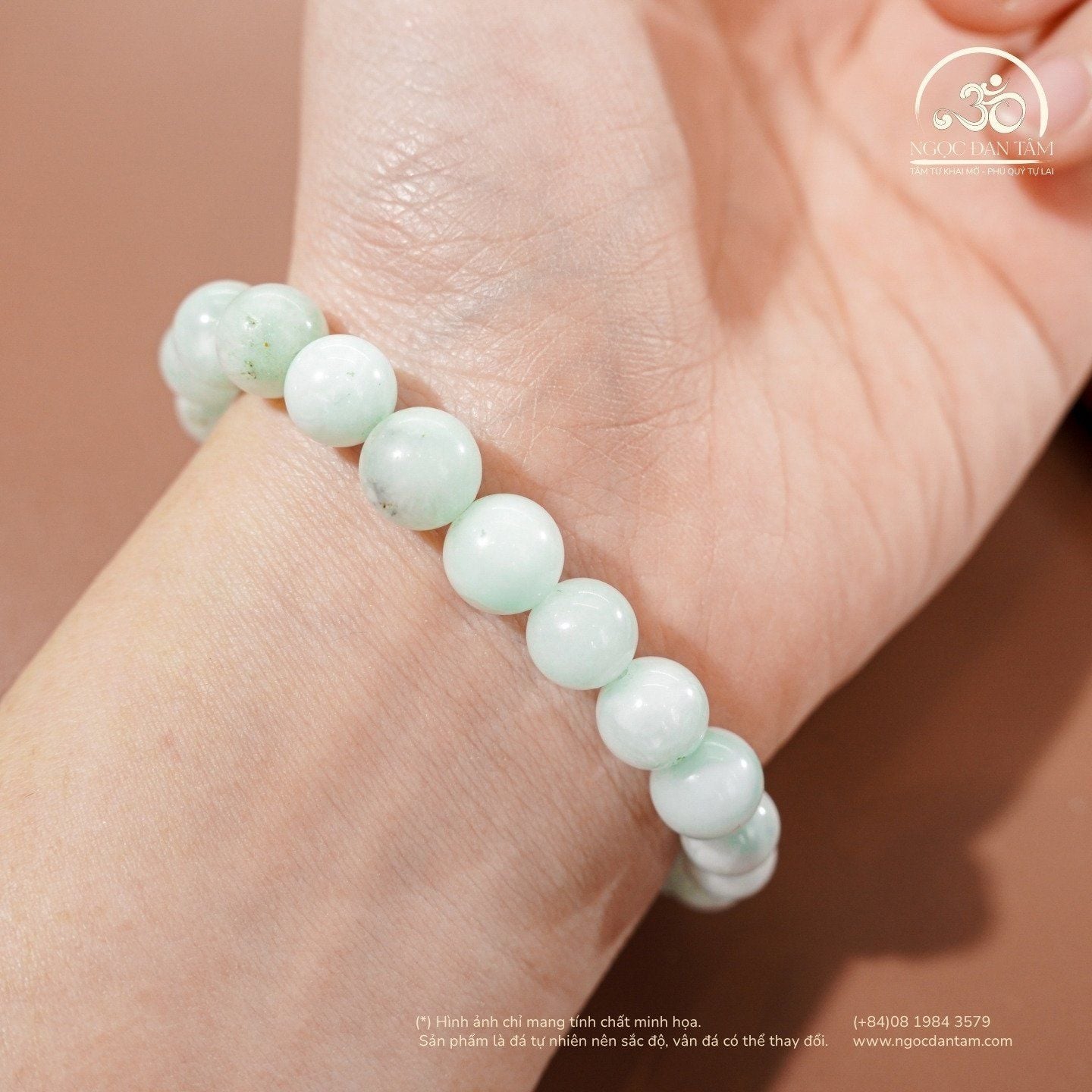  Vòng Tay Angelite 8mm 2A 