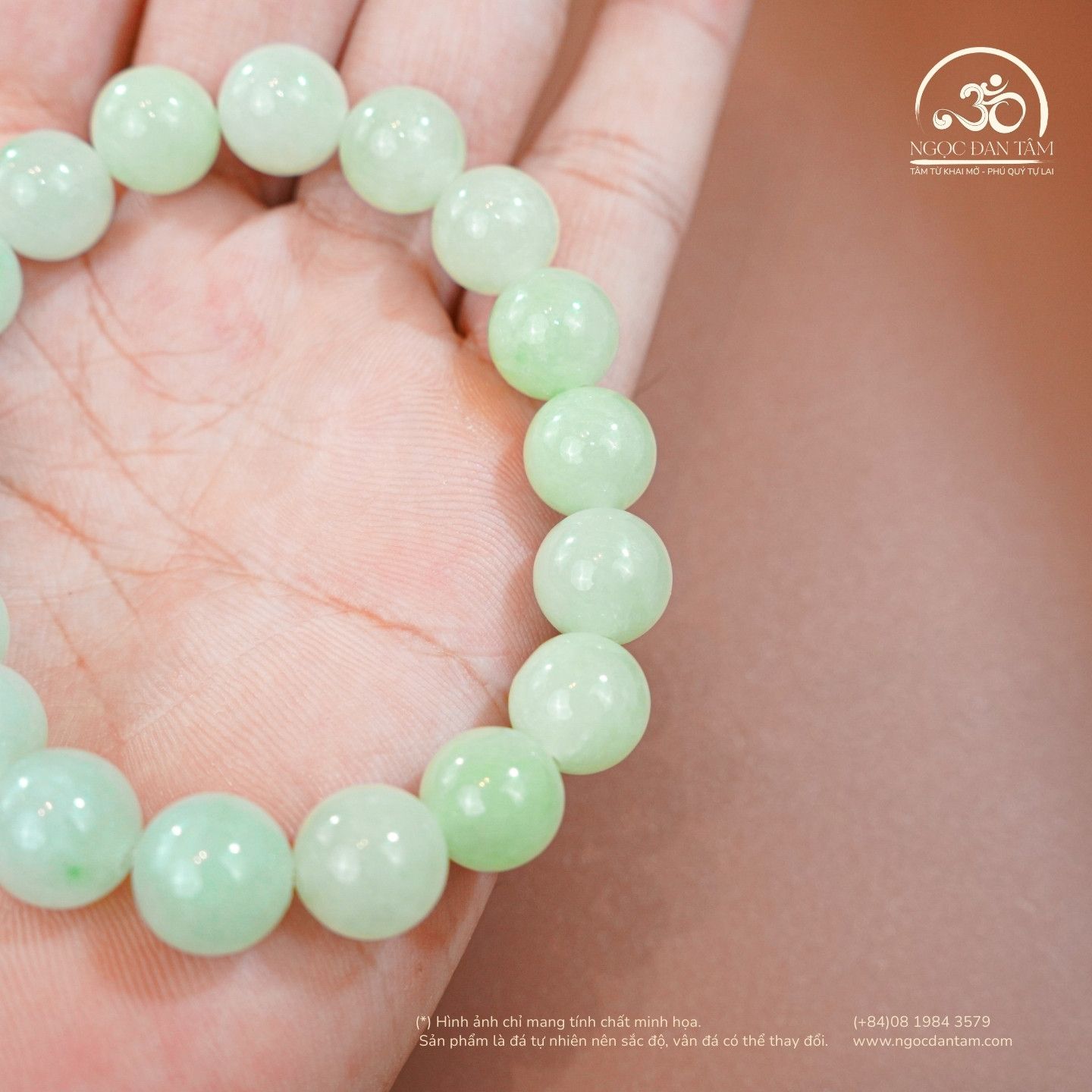  Vòng Tay Cẩm Thạch Sơn Thủy 10mm 4A 