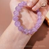  Vòng Tay Thạch Anh Tím Lavender 10mm 5A 