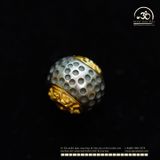  Charm Tròn Mặt Trăng 11,07mm - Bạc 925 Mạ Vàng Cao Cấp 