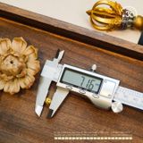  Charm Nụ Hoa 7.16mm - Kim Loai Mạ Vàng Cao Cấp 