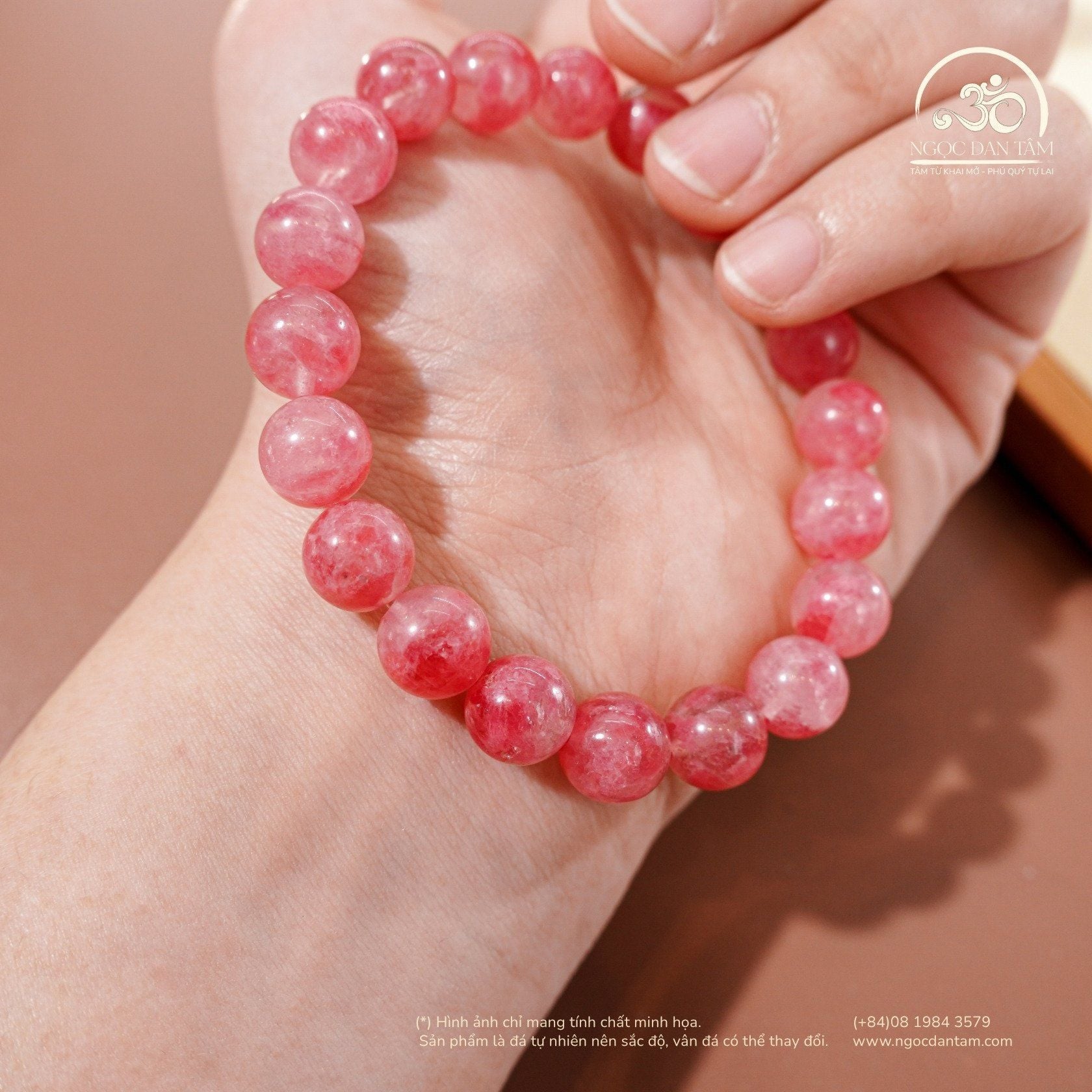  Vòng Tay Tường Vi 9mm 5A 