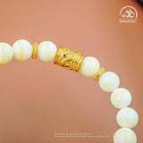  Vòng Tay Vỏ Sò Tai Tượng Phối Charm Lu Thống 