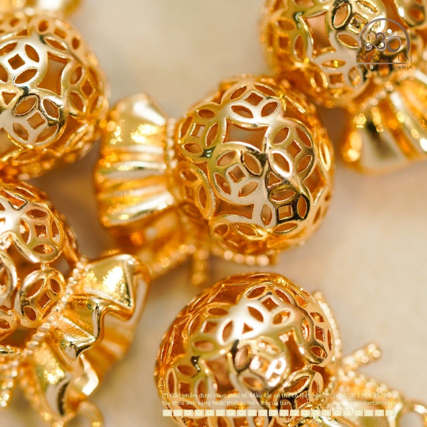  MDC Túi May Mắn - Kim Loại Mạ Vàng 