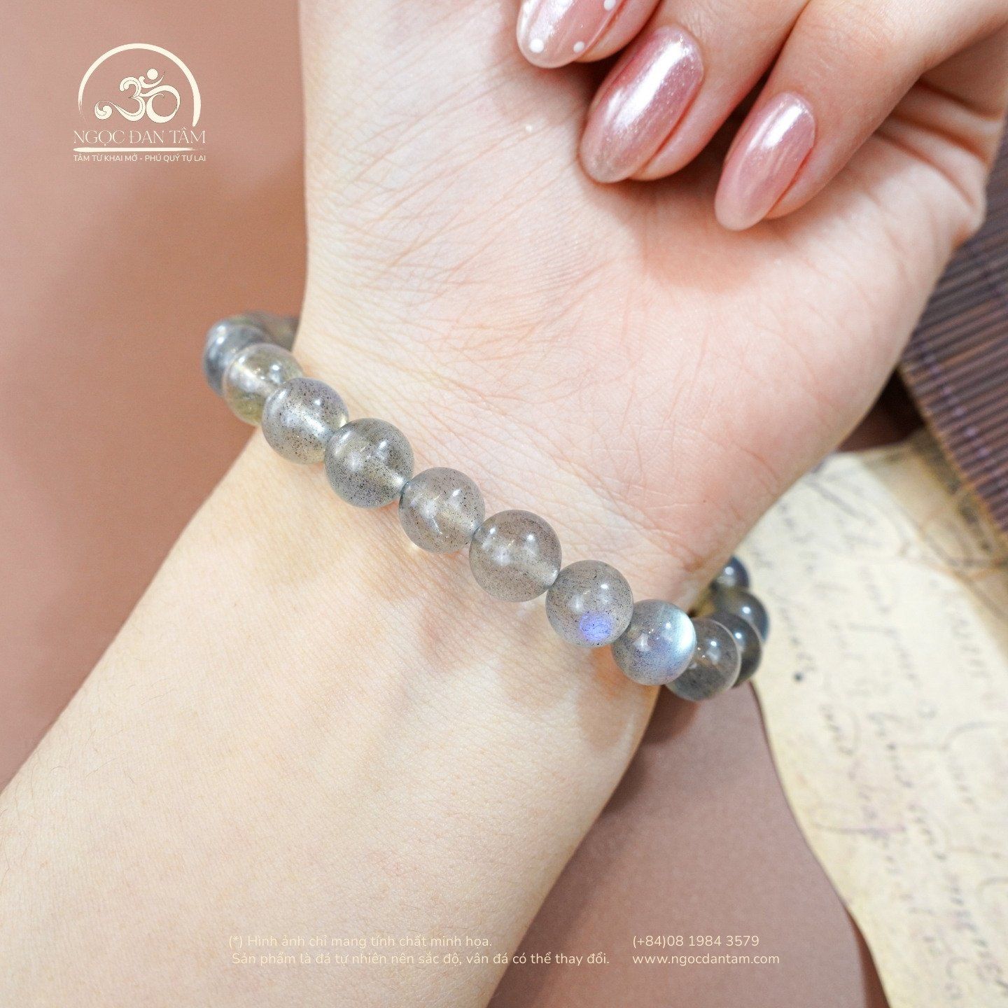  Vòng Tay Đá Xà Cừ 8mm 5A 