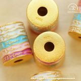  Charm Lu Thống Ngũ Sắc 10mm - Bạc 925 Mạ Vàng Cao Cấp 