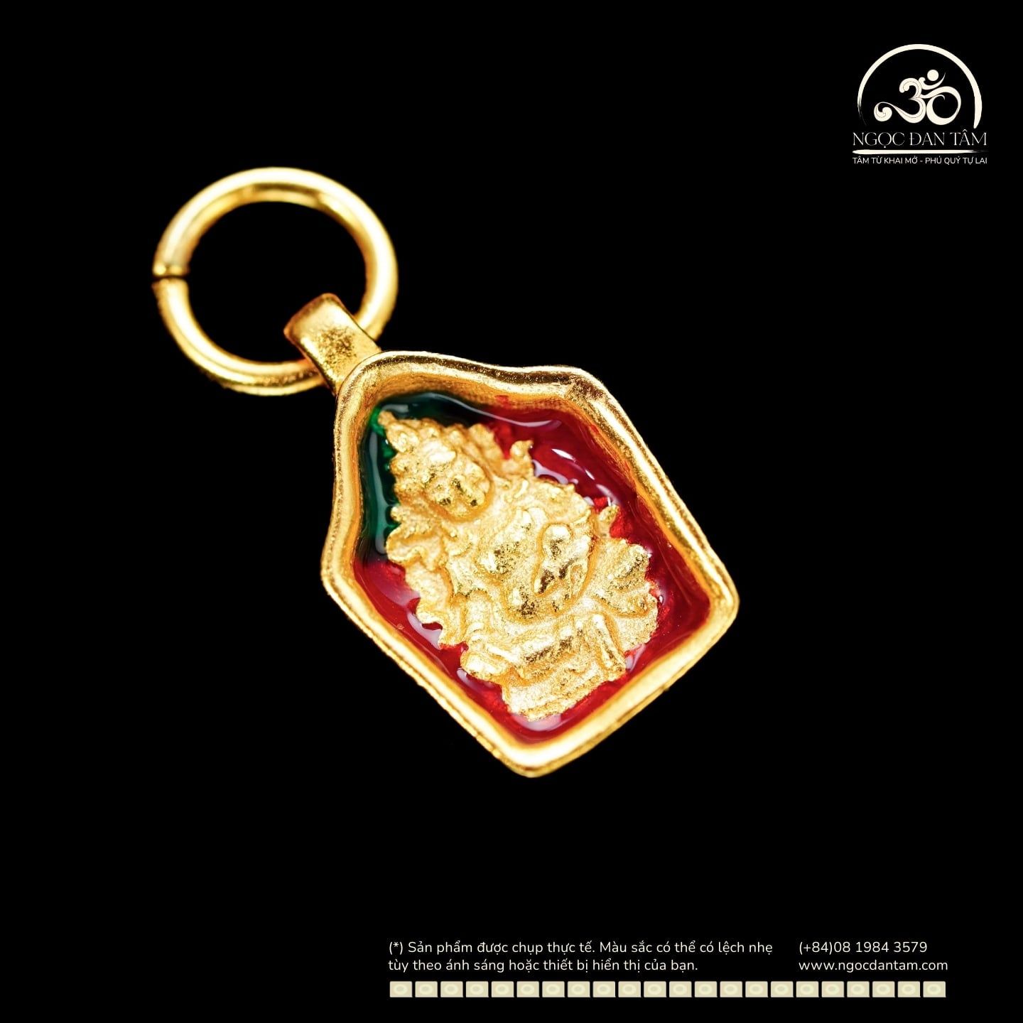  Charm Hoàng Thần Tài Sắc Màu - Bạc 925 Mạ Vàng Cao Cấp 