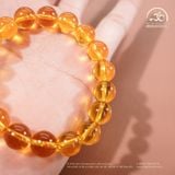  Vòng Tay Thạch Anh Vàng 9mm 5A 