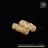  Charm Vàng Lấp Lánh Vàng Hồng - Kim Loại Mạ Vàng Cao Cấp 