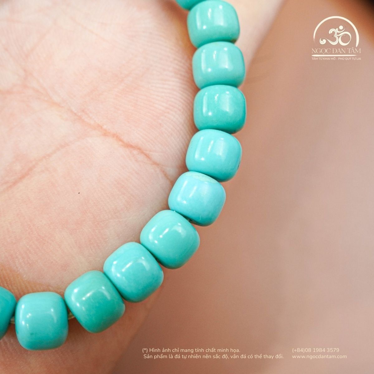  Vòng Tay Lam Ngọc Lu Thống 7mm 