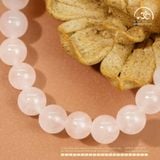  Vòng Tay Thạch Anh Hồng Đậm 8mm 4A 