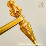  Chày Kim Cang Số 02 - Bạc 925 Mạ Vàng Cao Cấp 