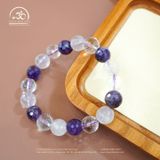  Vòng Tay Thạch Anh Hỗn Hợp Cắt Giác 2A 10mm 